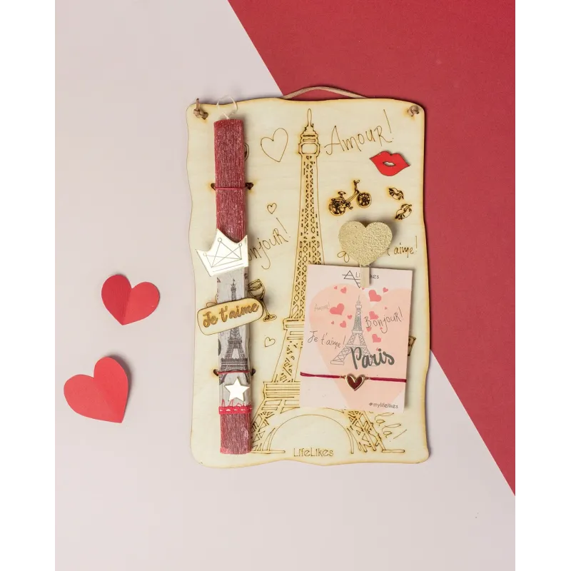 Life Likes - Λαμπάδα Madame Paris Με Κάδρο 2422