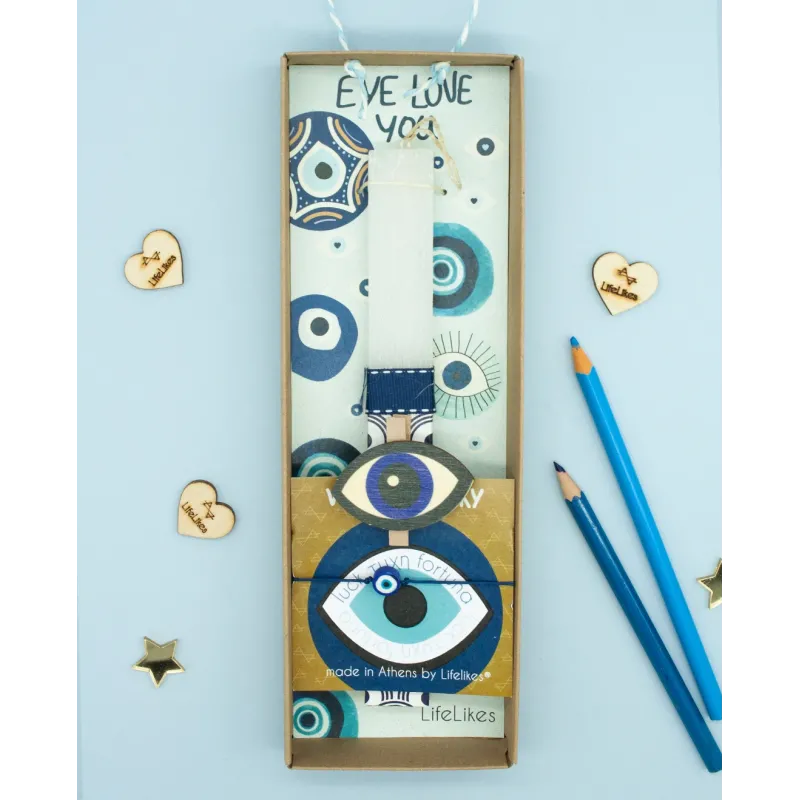 Life Likes - Λαμπάδα Μάτι Με Βραχιόλι 2432