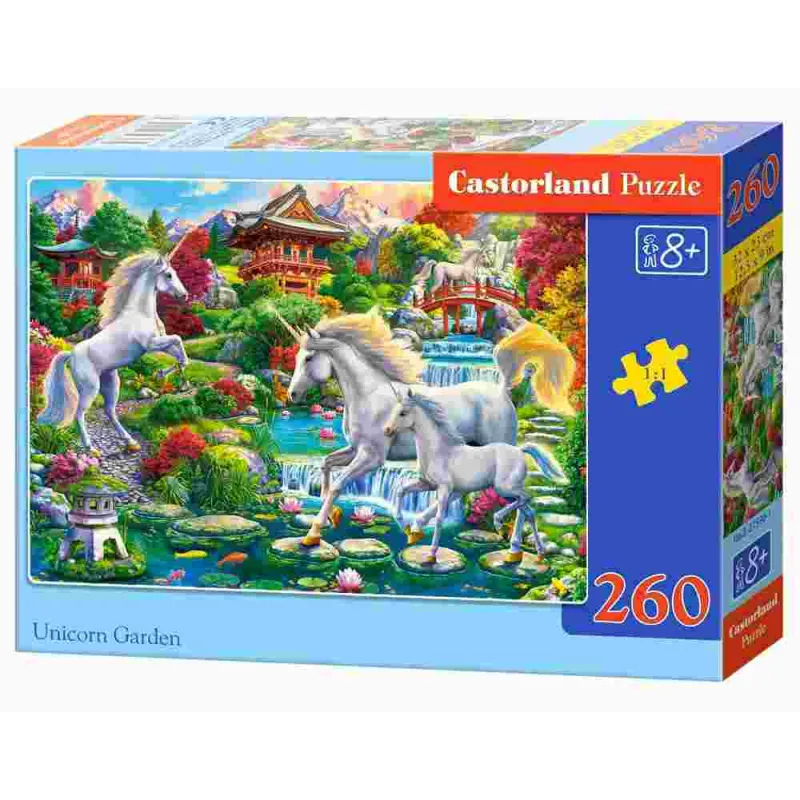 Castorland - Puzzle, Unicorn Garden 260 Pcs 27590
