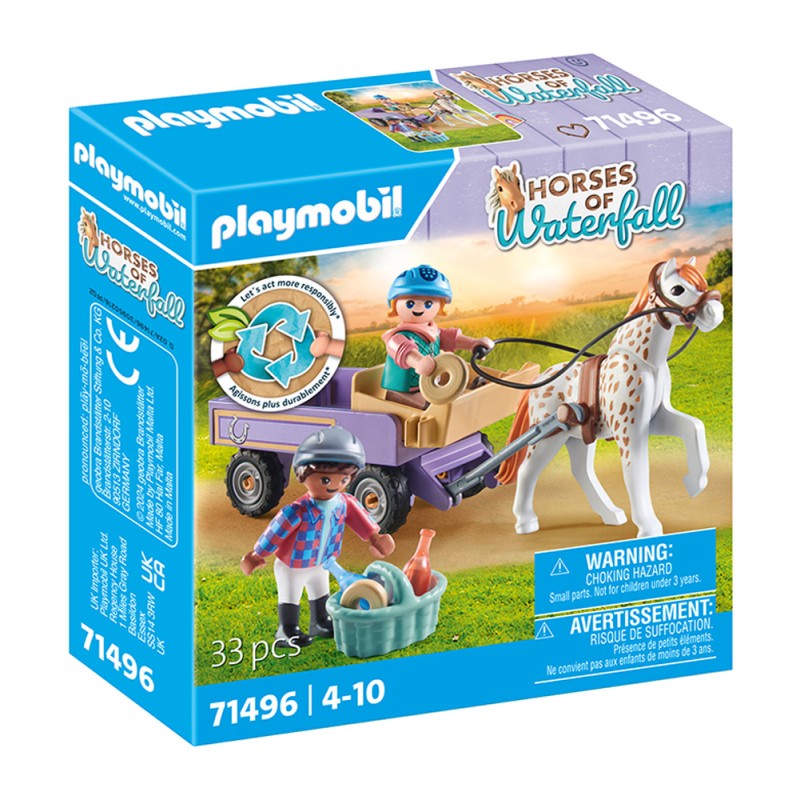Playmobil Horses Of Waterfall -  Άλογο Με Άμαξα 71496
