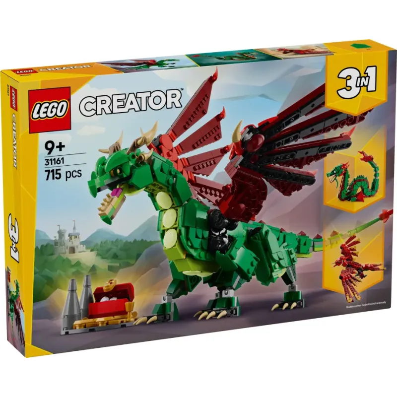 Lego Creator - 3in1 Medieval Dragon 31161