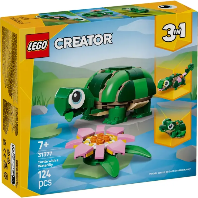 Lego Creator - Turtle With A Water Lily Flower 31377