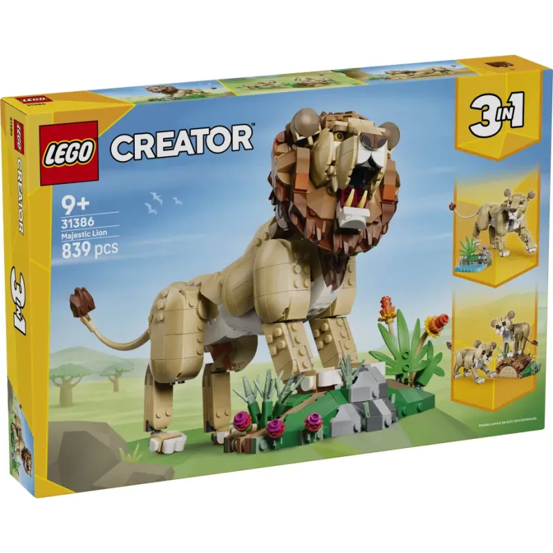 Lego Creator - Wild Animals, Majestic Lion 31386