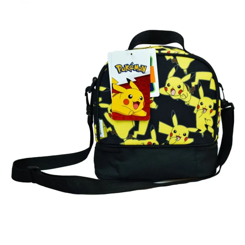 Gim - Τσαντάκι Φαγητού Oβαλ, Pokemon Pikachu 316-11220