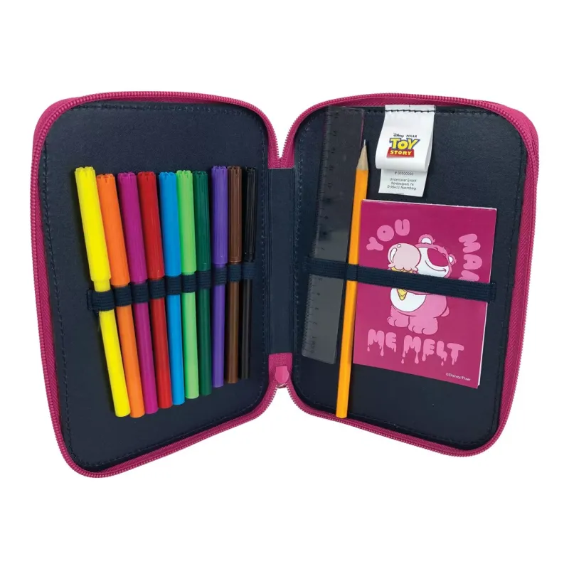Gim – Κασετίνα Διπλή Γεμάτη, Toy Story, Lotso 332-80100