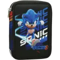 Gim - Κασετίνα Διπλή Γεμάτη,  Sonic 3 The Hedgehog 334-86100