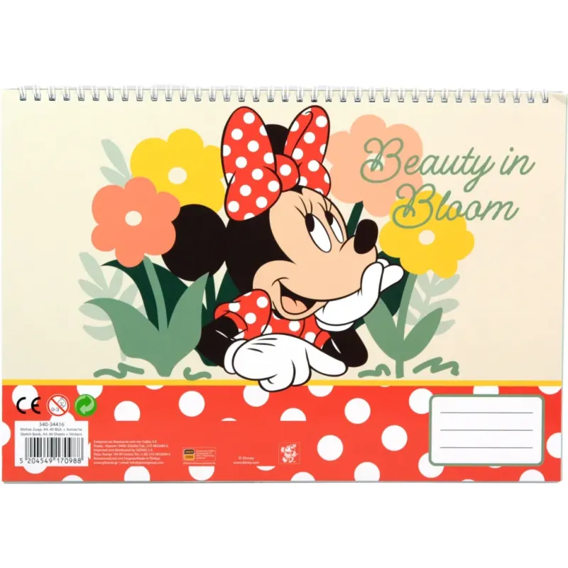 Gim - Μπλοκ Ζωγραφικής Minnie Nomadic Spirit4 0Φ 23x33cm 340-34416