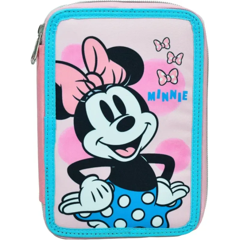 Gim – Κασετίνα Διπλή Γεμάτη, Minnie Polka Dot Power 340-38100
