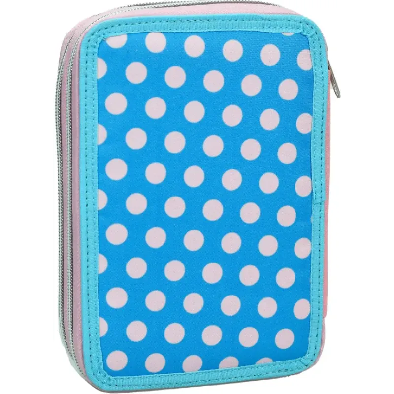 Gim – Κασετίνα Διπλή Γεμάτη, Minnie Polka Dot Power 340-38100