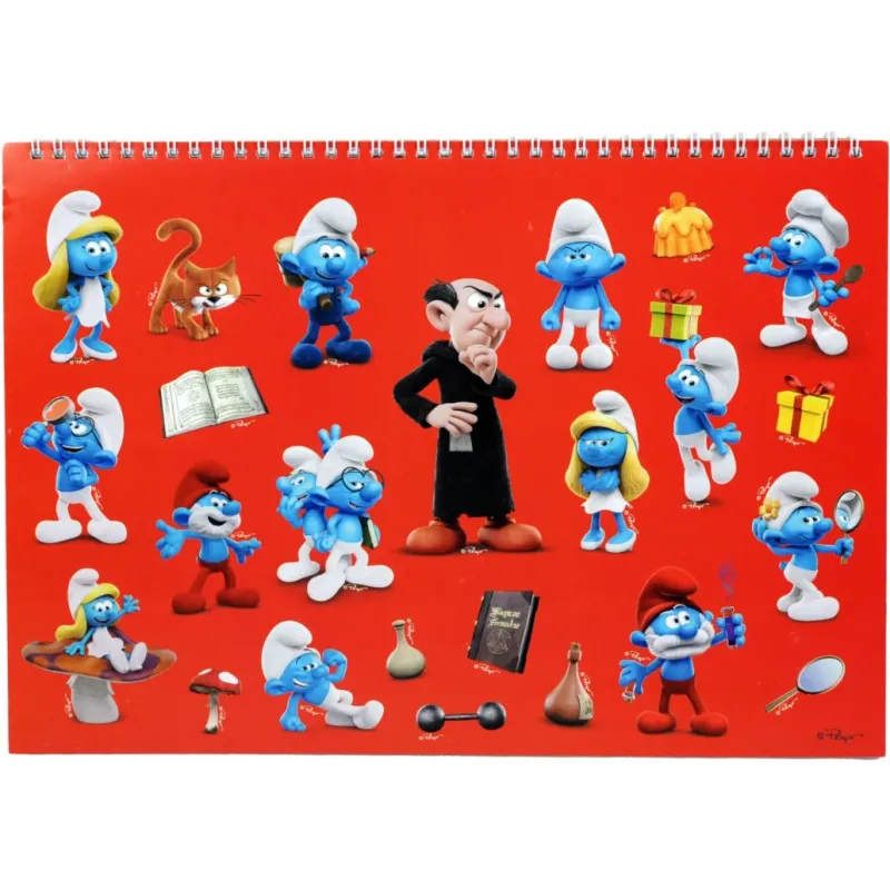 Gim - Μπλοκ Ζωγραφικής Smurfs 40Φ 23x33cm 344-24416
