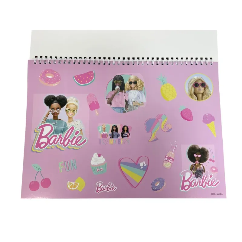 Gim - Μπλοκ Ζωγραφικής Barbie 40Φ 23x33cm 349-84416