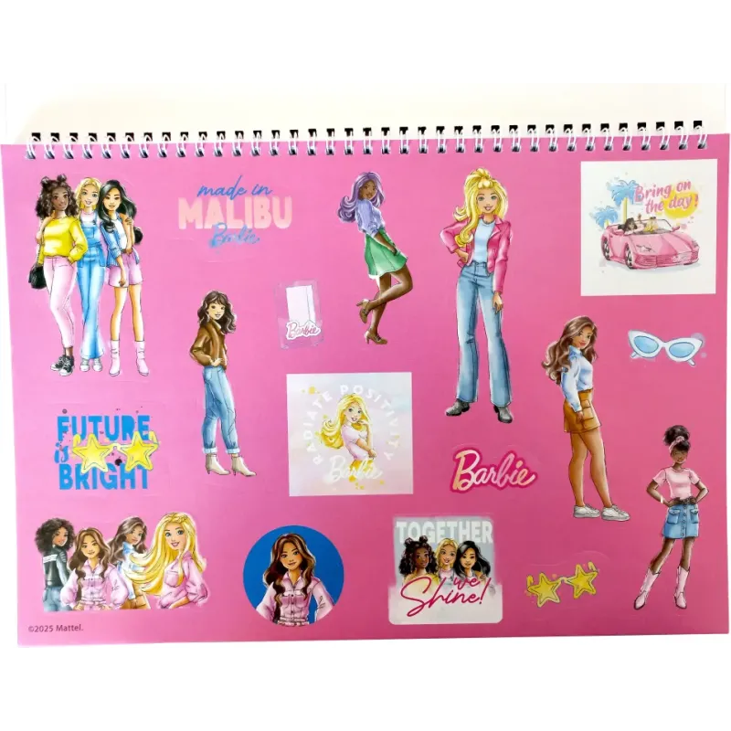 Gim - Μπλοκ Ζωγραφικής Barbie 40Φ 23x33cm 349-89416