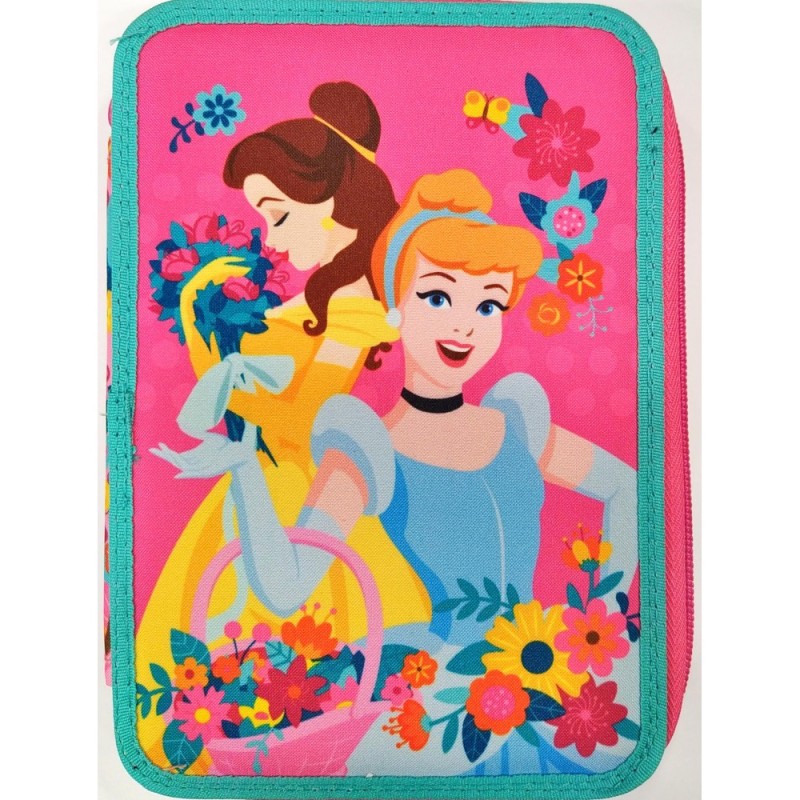 Gim - Σχολική Κασετίνα Γεμάτη, Disney Princess Spring 331-52100