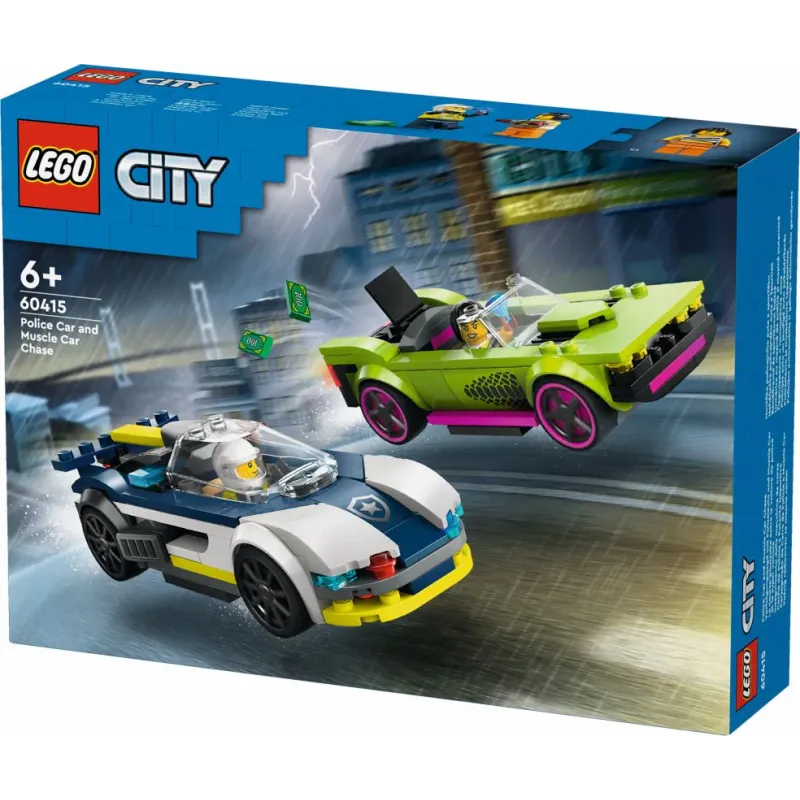 Lego City - Police Car and Muscle Car Chase 60415