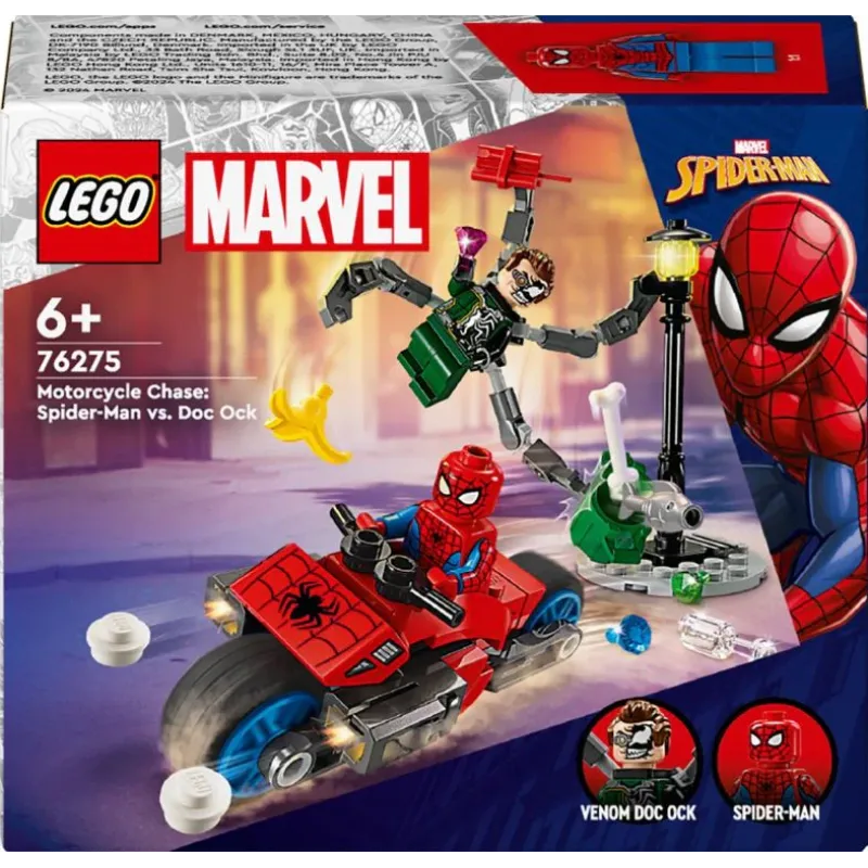 Lego Marvel - Motorcycle Chase: Spider-Man vs. Doc Ock 76275