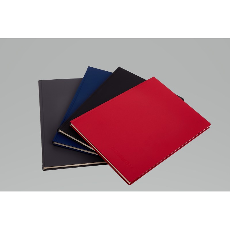 A&G Paper - Τετράδιο Βιβλιοδετημένο Λευκό, Premium A4 96 Φύλλα, Κόκκινο 36990