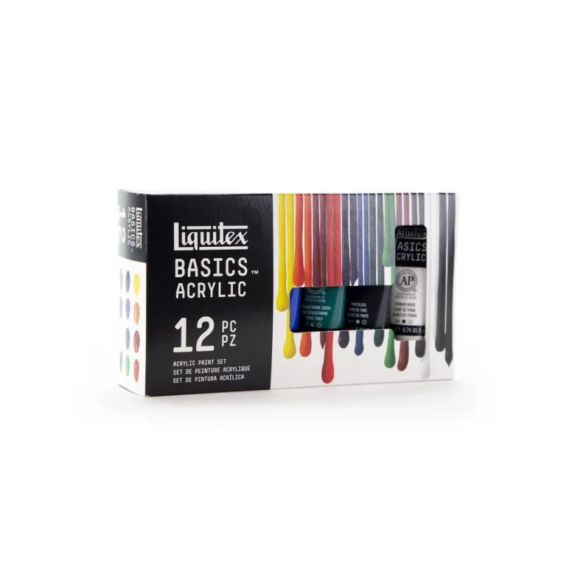 Liquitex - Basics 12 σωληνάρια Ακρυλικά 22ml 3699403