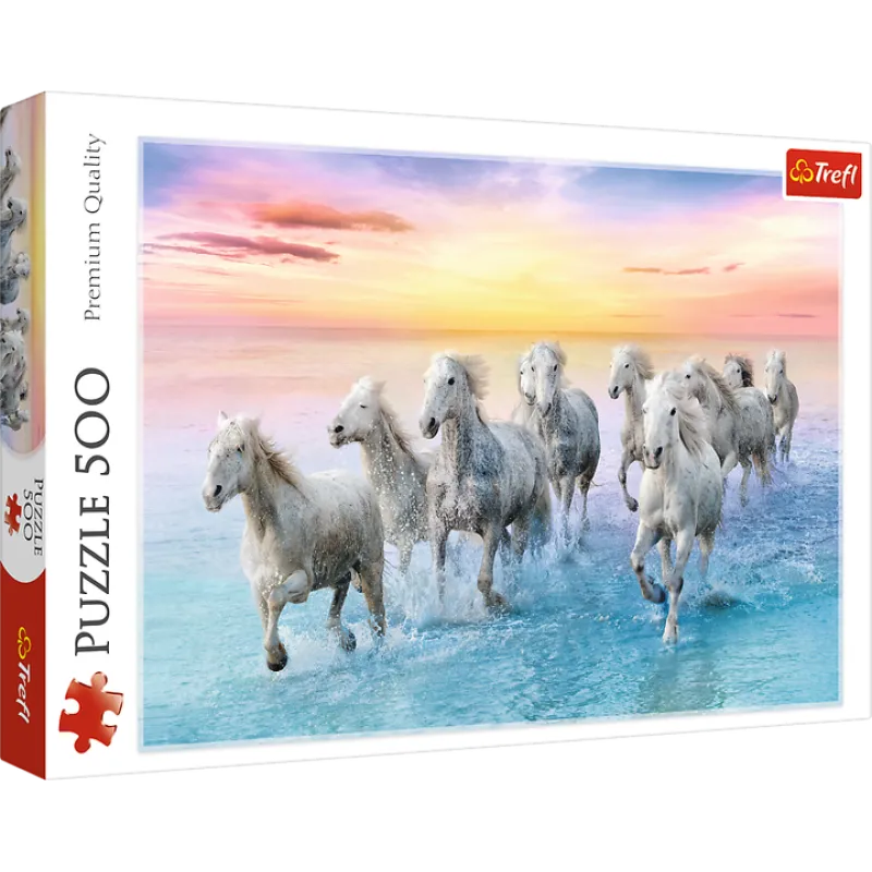 Trefl - Puzzle, Galloping White Horses 500 Pcs 37289