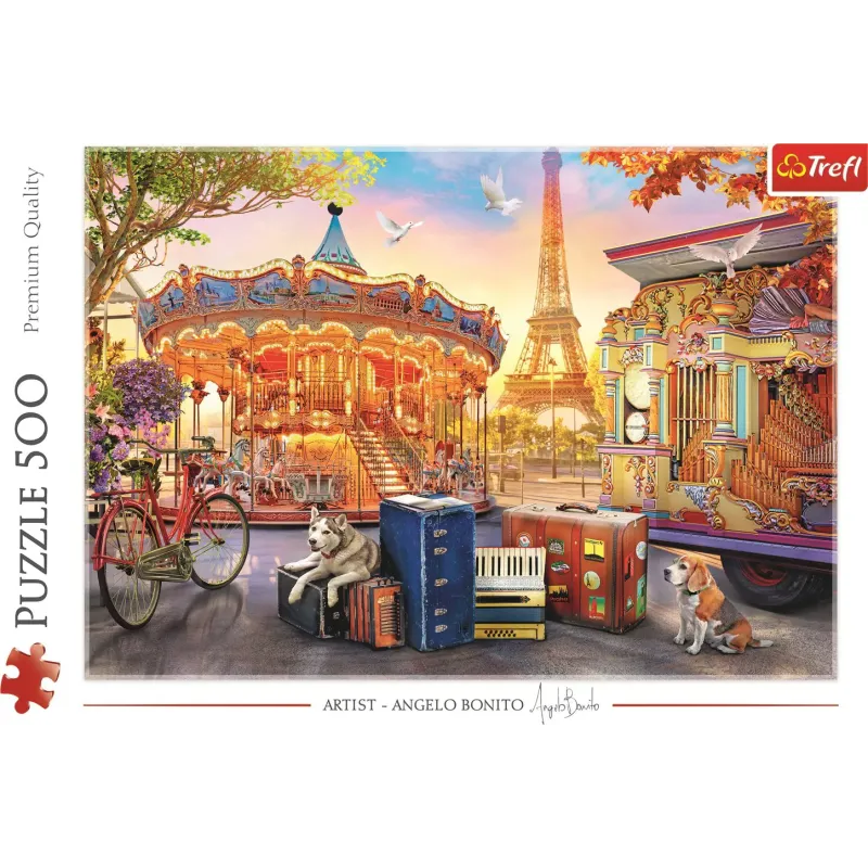 Trefl - Puzzle Holidays in Paris 500 Pcs 37426
