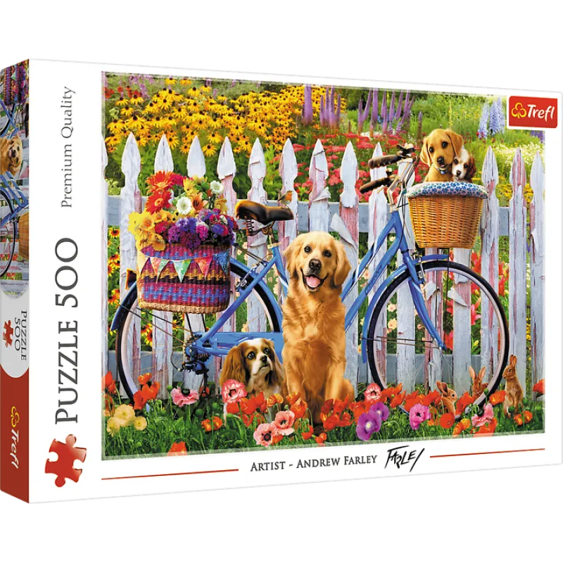 Trefl - Puzzle, Puppies Adventure 500 Pcs 37450