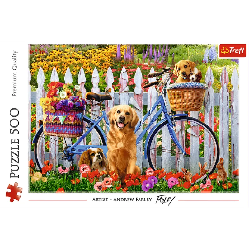 Trefl - Puzzle, Puppies Adventure 500 Pcs 37450