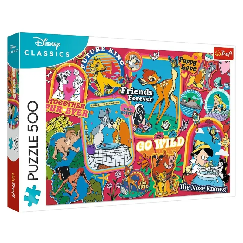 Trefl - Puzzle Disney Through the years 500 Pcs 37465