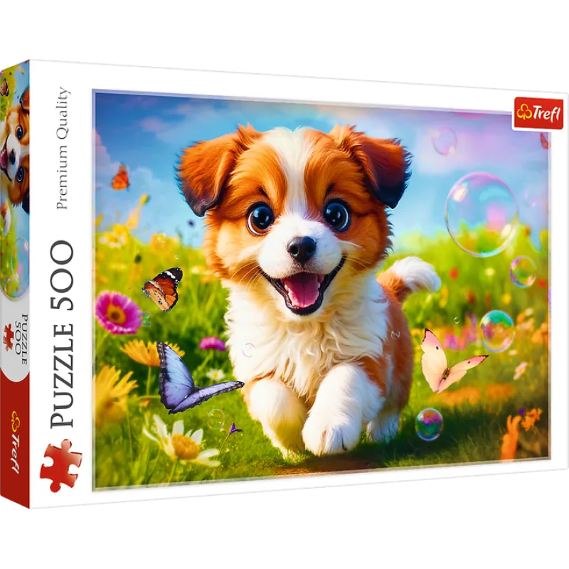 Trefl - Puzzle, Happy Puppy 500 Pcs 37524