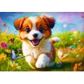 Trefl - Puzzle, Happy Puppy 500 Pcs 37524