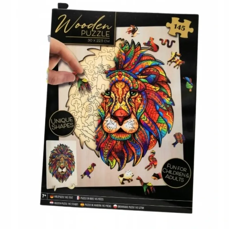 Grafix - Ξύλινο Puzzle, Lion 145 Pcs 400044