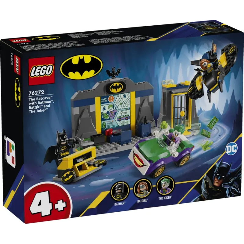 Lego Batman - Super Heroes The Batcave With Batman, Batgirl & The Joker 76272