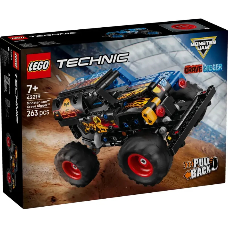 Lego Technic - Monster Jam Grave Digger Fire And Ice 42219