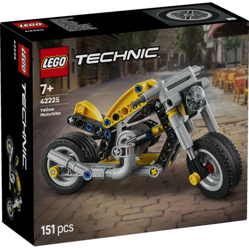 Lego Technic - Yellow Motorcycle 42225