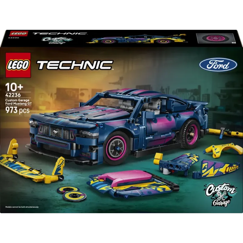 Lego Technic - Custom Garage Ford Mustang GT Car 42236