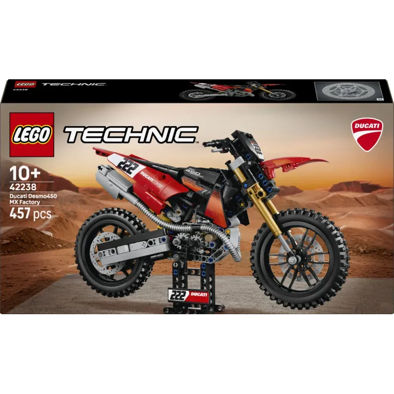 Lego Technic - Ducati Desmo450 MX Factory Motorcycle 42238