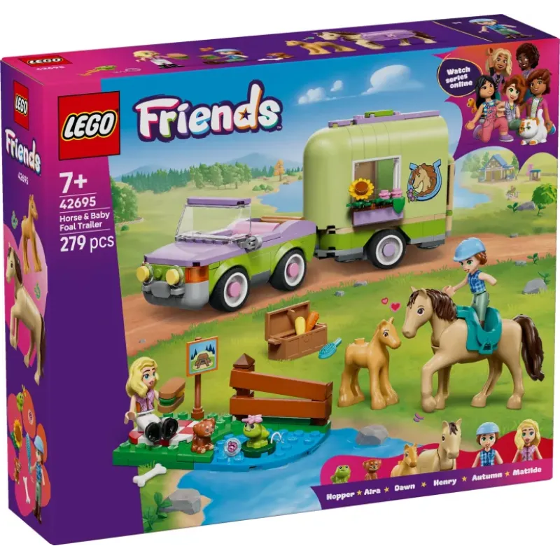 Lego Friends - Horse & Baby Foal Trailer 42695