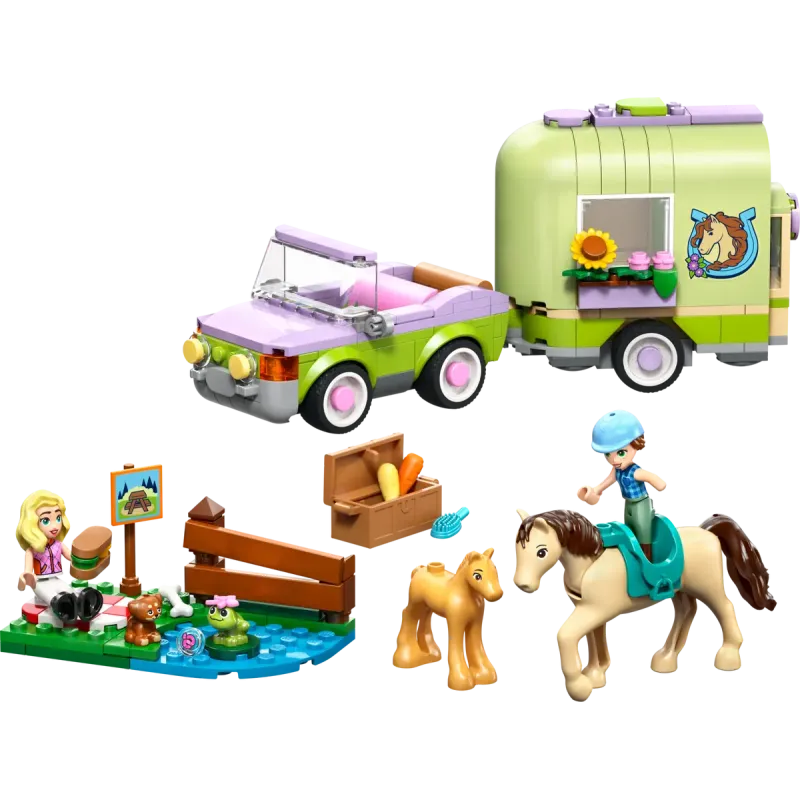 Lego Friends - Horse & Baby Foal Trailer 42695