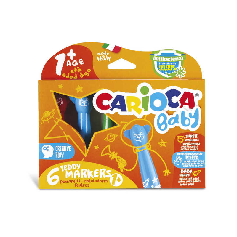 Carioca Baby - Μαρκαδόροι Teddy Baby 6 42815