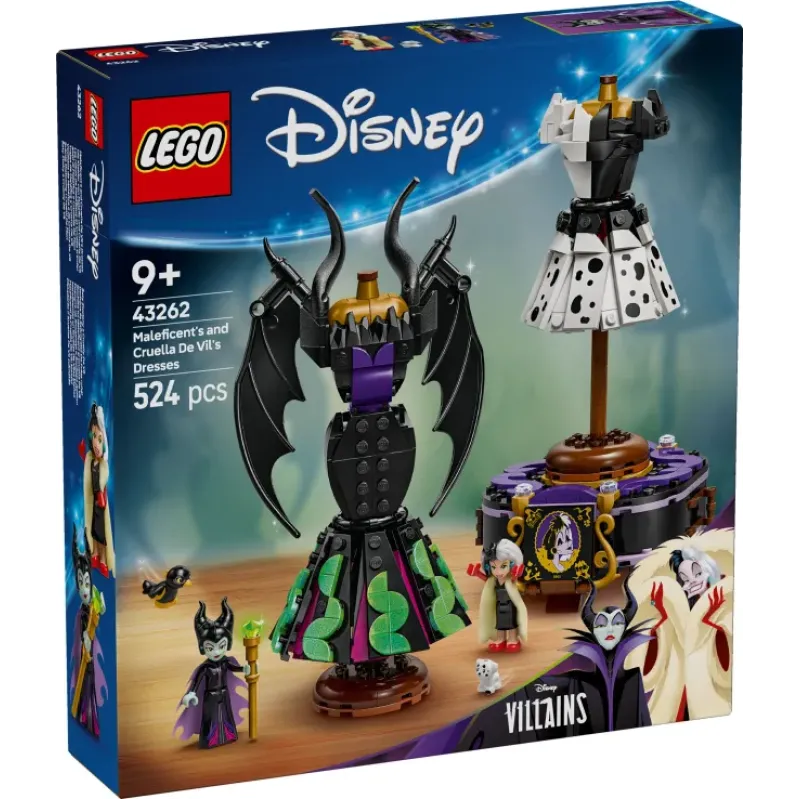 Lego Disney - Maleficent's & Cruella De Vil's Dresses 43262