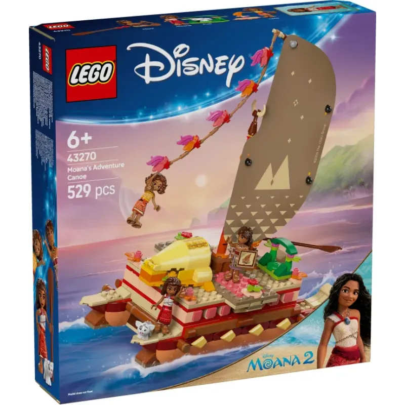 Lego Disney Princess - Moana's Adventure Canoe 43270