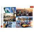 Trefl - Puzzle New York, Collage 4000 Pcs 45006