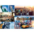 Trefl - Puzzle New York, Collage 4000 Pcs 45006