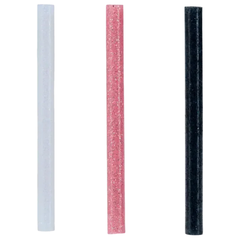 Rapid - Ράβδοι Σιλικόνης Μικροί, Glitter Color 7mm Σετ 36 Τεμ 5001422