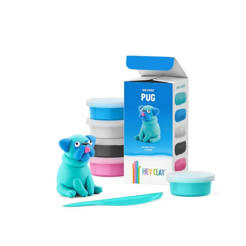 Hey Clay - Dog Story Pug 50189