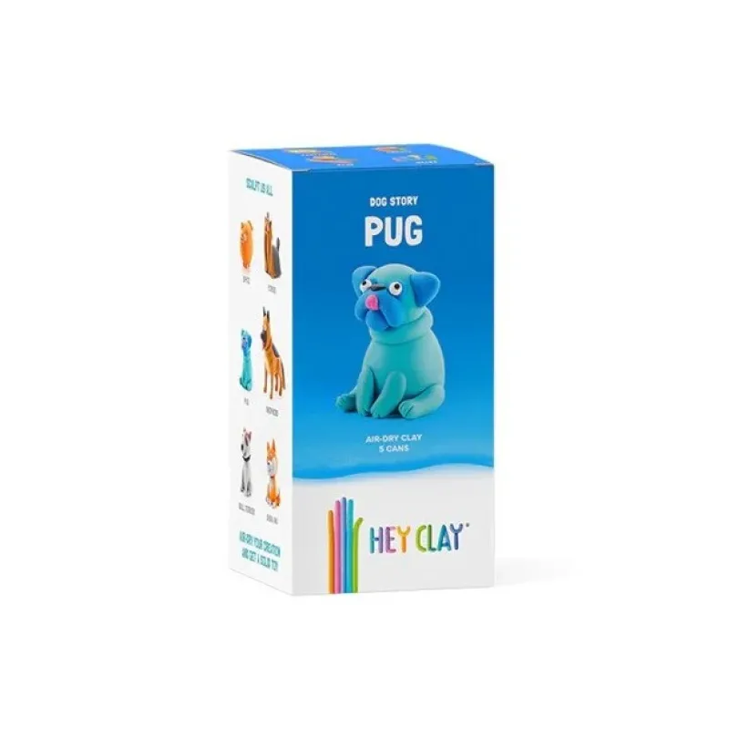 Hey Clay - Dog Story Pug 50189