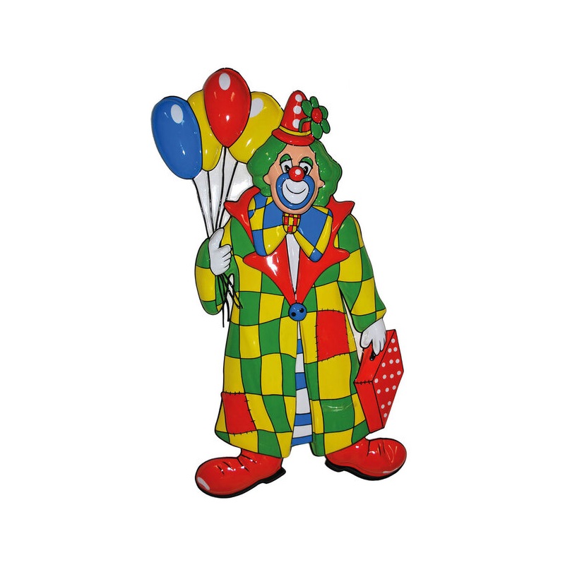 Funny Fashion - Διακοσμητικό τοίχου Clown 60εκ. 55150