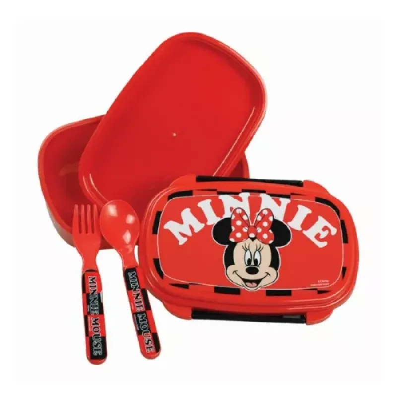 Gim – Δοχείο Φαγητού Με Κουτάλι/Πιρούνι, Minnie 553-05276