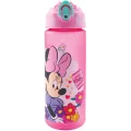 Gim - Παγούρι Πλαστικό PCTG Με Καλαμάκι, Minnie Mouse 600 ml 553-06217