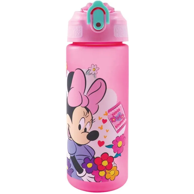 Gim - Παγούρι Πλαστικό PCTG Με Καλαμάκι, Minnie Mouse 600 ml 553-06217