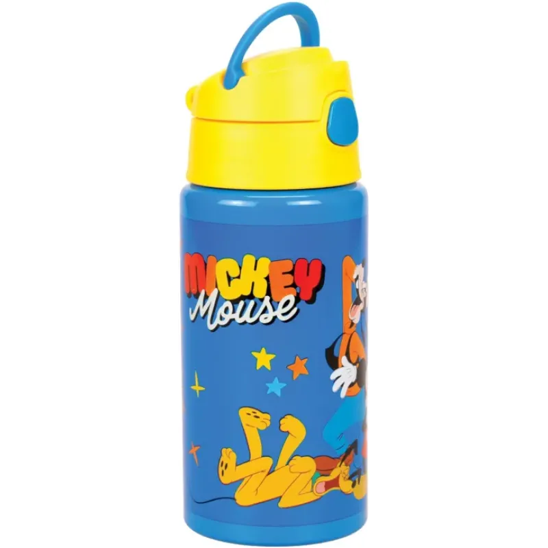 Gim - Παγούρι Flip Αλουμινίου, Mickey 500ml 553-16248