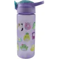 Gim - Παγούρι Πλαστικό PCTG Με Καλαμάκι, Squishmallows 600 ml 574-20217
